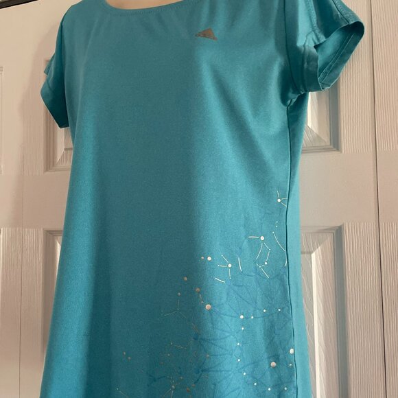 Adidas CLIMALITE Active Teal T-Shirt - Picture 2 of 6